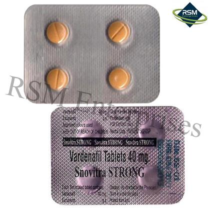Manufacturers Exporters and Wholesale Suppliers of Snovitra Strong 40mg Chandigarh 